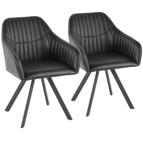 Clubhouse Pleated Chair - Set Of 2